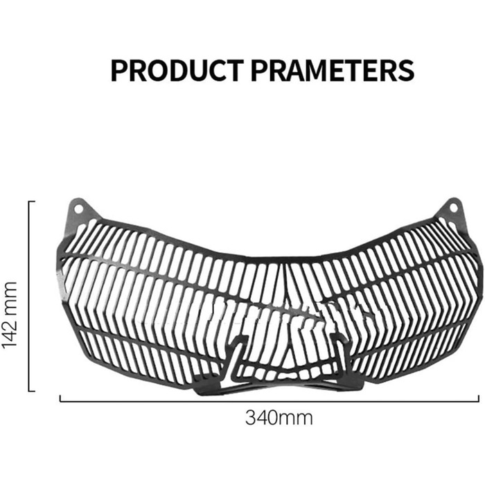 Захисні аксесуари для мотоцикла Захисна плівка головного світла мотоцикла Захисна кришка Захисна решітка для Tiger 1200 GT Pro Explorer Rally 2022 - решітка фар для мотоцикла