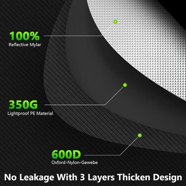 Повний набір наметів для вирощування TOPRON Набір для вирощування зі світлодіодною лампою для вирощування повного спектру потужністю 200 Вт з можливістю затемнення, набір наметів для вирощування 80x80x180 см Повний набір наметів для вирощування на гідропо