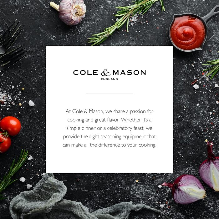 Колекція Cole & Mason Saunderton Розсипач для спецій та трав з 5 відділеннями, контейнер для зберігання з кришкою, нержавіюча сталь/акрил, порожній
