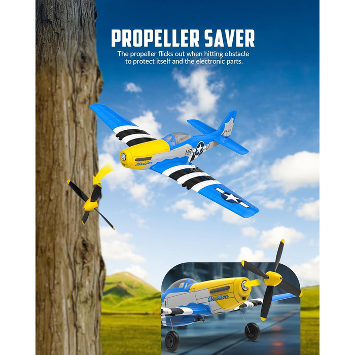 ГГц 4-канальний пульт дистанційного керування Літак RTF RC Plane Верхній пілотаж Літак іграшка для початківців, дітей і дорослих (