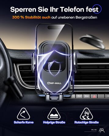 Автомобільний тримач мобільного телефону MP-MALL Супер присоска та суперсталевий гачок Оновлення універсальне для диска приладової