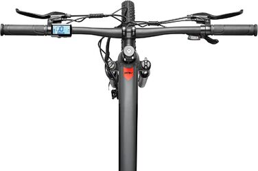 Гірський велосипед TELEFUNKEN 29 дюймів для чоловіків та жінок Електричний велосипед із заднім двигуном потужністю 250 Вт та акумулятором 468 Втгод 7-швидкісний перемикач швидкостей Дискові гальма Hardtail MTB Pedelec, колір Granite Grey M919