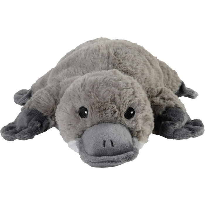 Плюшева іграшка Warmies Міні-качкодзьоб з нагрівом та знімним наповнювачем з проса та лаванди, 20 см, 280 г (ексклюзивний дизайн Warmies для Greenlife Value), різнокольорова, (1 упаковка)