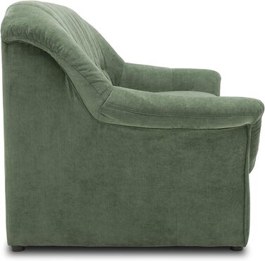 Колекція DOMO. Диван Bahia FK, 3-місний диван з пружинною оббивкою, диван з пружинною оббивкою в класичному дизайні, 3-місний, м&39які меблі 200 x 57 x 91 см (Ш x Г x В), зелений Зелений 3-місний