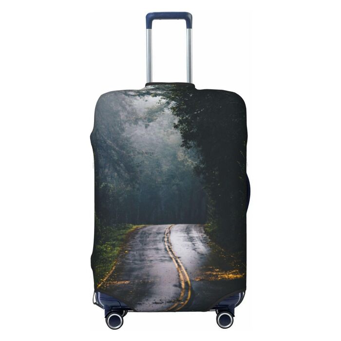 Чохол для валізи Міський пейзаж BAFAFA, еластичний захист від подряпин та пилу, чорний, розмір 80