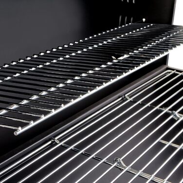 Візок для вугілля BBQ-Toro з кришкою Ø 80 x (L) 42 см Візок для вугілля преміум-класу мобільний, вкл. термометр, підставка для під