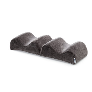 Подушка для ніг TEMPUR з піни з ефектом пам&39яті, опорна подушка для зняття тиску та комфортного положення гомілки, чохол, який можна прати (20 x 54 x 10 см), антрацит