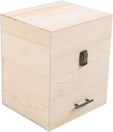 Рівневий дерев&39яний футляр для зберігання ефірних олій, футляр для ефірних олій, коробки для зберігання на 59 отворів, для флаконів об&39ємом 15 мл та 10 мл, лак для нігтів, 3-рівневий, 59 отворів, 3-