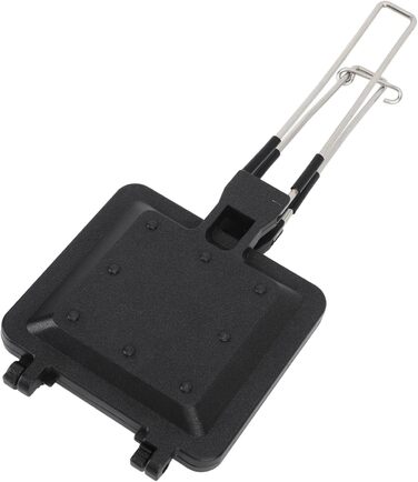 Бутербродниця, двостороння форма для випічки, компактна складна ручка для кемпінгу