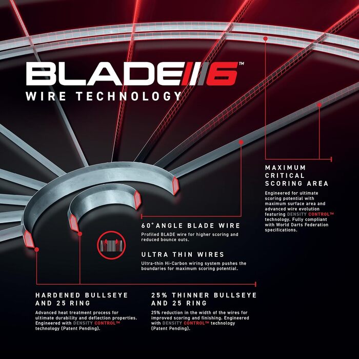 Професійна мішень для дартсу з сизалевої сталі з 2 наборами дротиків Winmau Мішень для дартсу, готовий до турнірів, з найвищою точністю Класичний набір мішень для дартсу для тренувань та змагань