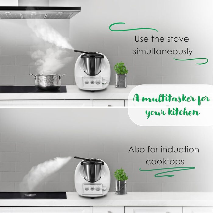 Аксесуари CucinaOra steamTANK 2.0 Thermomix TM6 - Парова диверсія Thermomix TM 6 - Monsieur Cuisine Connect Аксесуари для Thermomix Vorwerk - Силіконова диверсія пари TM5 TM31 - Аксесуари Termomix