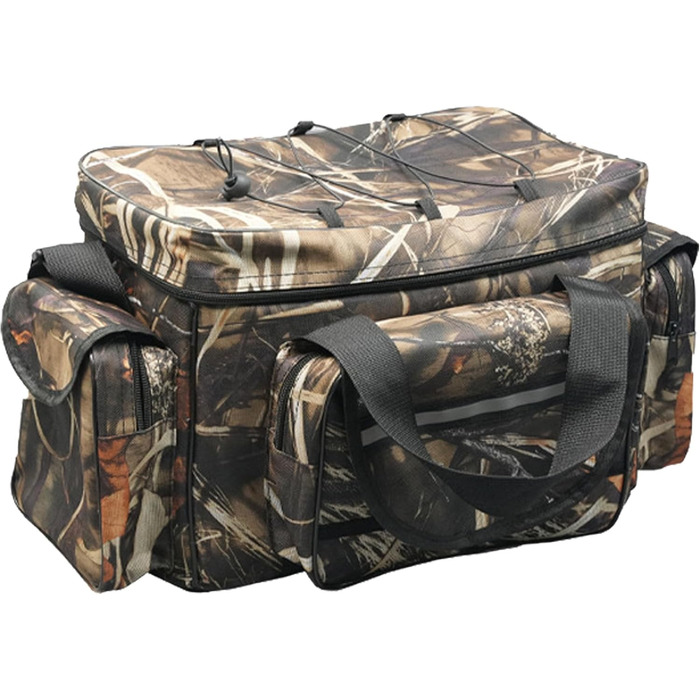 Сумка для рибалки YUEMING велика, 50 * 30 * 25 см, сумка для рибалки з м&39якою лямкою і ручками для перенесення, ящик для рибалки, кейс для рибалки, сумка для рибалки, універсальна сумка, сумка для коропа камуфляж-2
