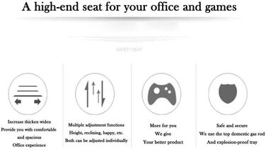 Комп&39ютерне крісло, ігрове крісло, крісло для кіберспорту, крісло-реклайнер, крісло для кіберспорту, комп&39ютерне крісло для домашнього офісу