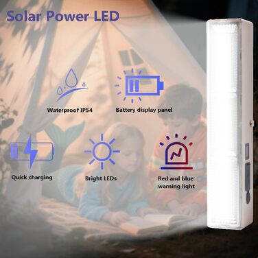 Елегантний кемпінговий ліхтар з акумулятором 6000 мАг, кемпінговий ліхтар з магнітом, робочий ліхтар з 4 режимами, ліхтар для майстерні на 192 світлодіоди, кемпінговий ліхтар з USB-зарядкою для риболовлі, кемпінгу, використання в приміщенні та на відкрито