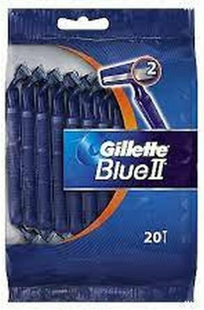 Одноразові бритви Gillette Blue II, 20 бритв