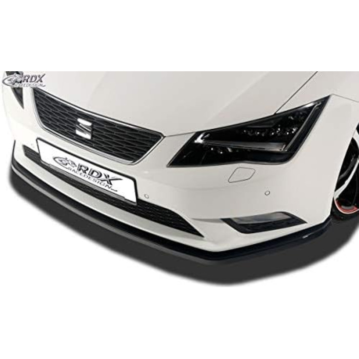 Кріплення переднього спойлера Seat Leon 5F SC/5-door/ST 2013- excl. FR/Cupra (ABS Black глянцевий)