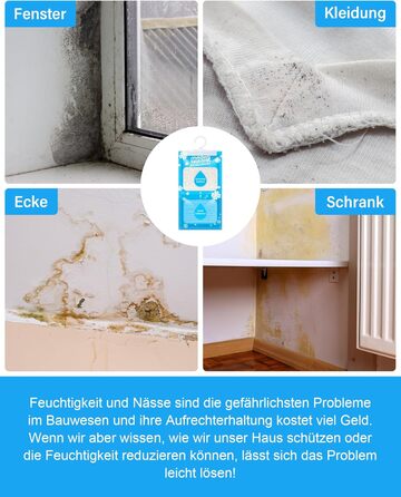 Х 230 г підвісний осушувач повітря, пакети для шафи, одноразові гранули для сушіння, підходить для поглинання вологи для дому, пральні, запахи, без запаху, 20 упаковок по 230 г, 20 шт., 20