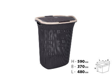 Кошик для білизни VIOLET HOUSE COFFEE Віолетта (6481509)