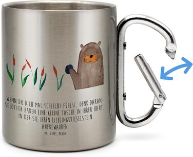 Термокружка з каменю &quotМістер і місіс Панда&quot - подарунок, цікаві факти, кухоль для пиття з нержавіючої сталі, морська видра, ізольована кружка, термокружка з нержавіючої сталі, цікаві факти, рослини, термокружка, кухоль для чаю