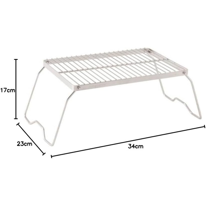 Складаний гриль ROBENS Lassen Grill S Silver