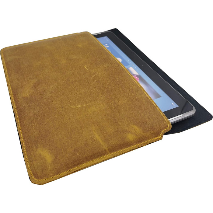 Шкіряний чохол для ноутбука MOELECTRONIX REAL підходить для Dell Latitude 7320 захисний шкіряний чохол Slim Tab з магнітним застіб