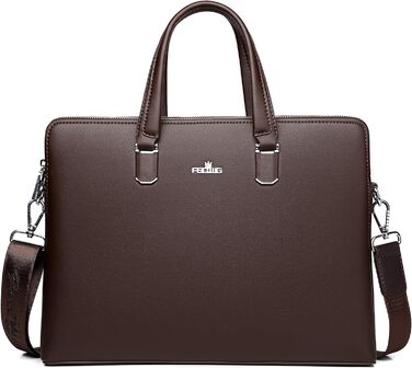 Чоловіча ділова сумка FSD.WG, водонепроникний шкіряний портфель, сумка для ноутбука на плече для бізнесу, школи, подорожей, знімни