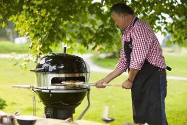 Кільце RSLE Gourmetring/Pizzaring з високоякісної нержавіючої сталі для вертела та приготування піци, сумісне з грилями RSLE Kugelgrill No.1 F60/F60 AIR/F60 Sport/G60