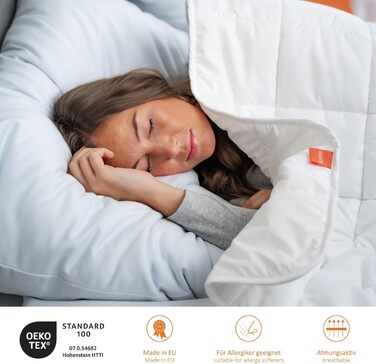 Подушка для сну 40x80 см, 2 шт., гіпоалергенні подушки, можна прати, зроблено в ЄС, сертифіковано Oeko-Tex, довга подушка для сну 40 x 80, подушка для ліжка, подушка, 2 шт., Comfort 100 2 40 x 80 см