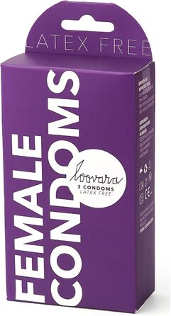 Жіночі презервативи Loovara, без латексу, 3 шт