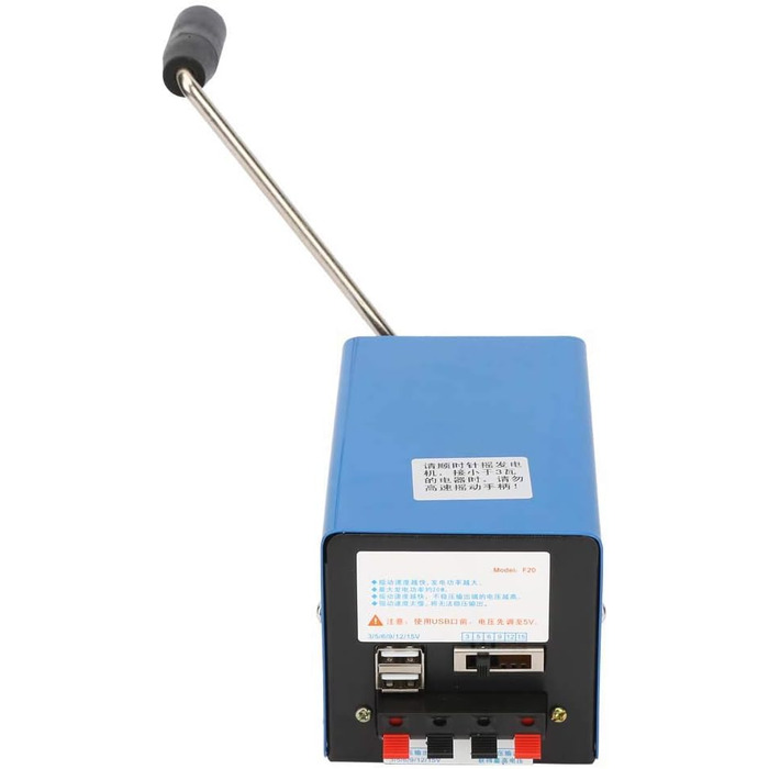 Ручний аварійний USB-генератор, портативний генератор із динамо-зарядкою для використання на вулиці та в надзвичайних ситуаціях, механічний генератор живлення з USB-портом