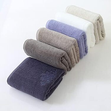 Білі рушники Sense Gnosis, розкішний банний рушник, вишитий, декоративний преміум якості, 100 бавовна, дуже поглинаючий, надзвичай