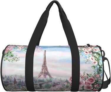 Дорожня сумка Паризький Ейфелевий для чоловіків та жінок, спортивна сумка, сумка-мішок