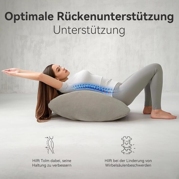 Надувна подушка для ніг lefeke 45 у формі ромба, сприяє кровообігу, оксамитова тканина, підходить для післяопераційного відновлення вдома та під час подорожей