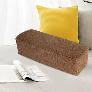 Гойдальний підлокітник для дивана, опорна подушка, поперекова подушка для дивана, ергономічний підлокітник дивана-бустера, підголівник дивана для крісла, вітальня, читання, дім, ліжко, коричневий