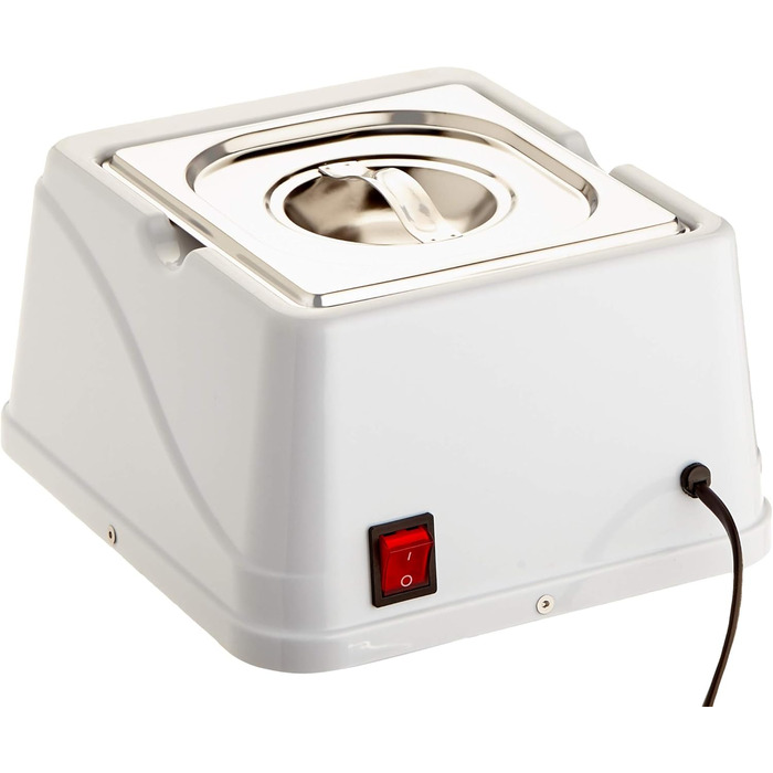 Штадтер Блок контролю температури з контейнером з нержавіючої сталі білий Для розтоплення та темперування шоколаду та кувертюру до 60C Standard White