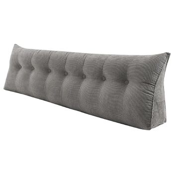 Подушка-клин для спинки Kedia, велика подушка для спини, подушка для дивана, зручна подушка для читання для ліжка та дивана, подушка для спинки та голови 2 в 1 (200 * 50 * 20 см) 200*50*20 см