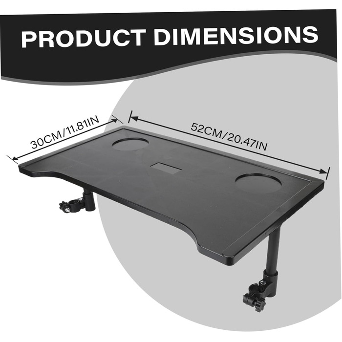 Піднос для інвалідного візка, 212 в стабільному безпечному столі для інвалідного візка Піднос з підстаканниками Знімний надійний настільний лоток для інвалідного візка Frost для читання, їжа, стіл для інвалідного візка для читання, піднос для столу для ін