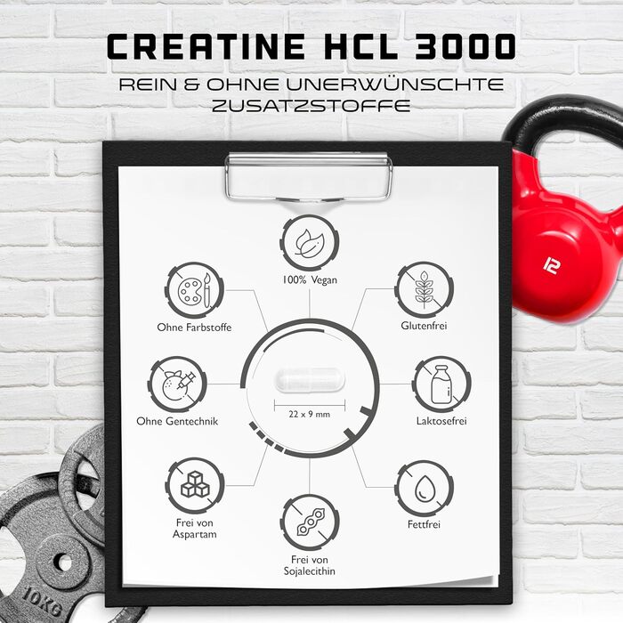 Креатин Гідрохлорид (HCl) – 365 капсул