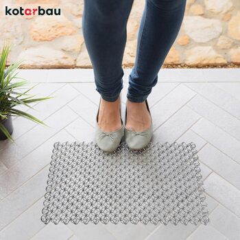 Килимок з дротяної сітки KOTARBAU 35x50 см Міцний килимок для уловлювання бруду Килимок для дверей Килимок для очищення Килимок для дверей для витирання взуття 35 x 50 см