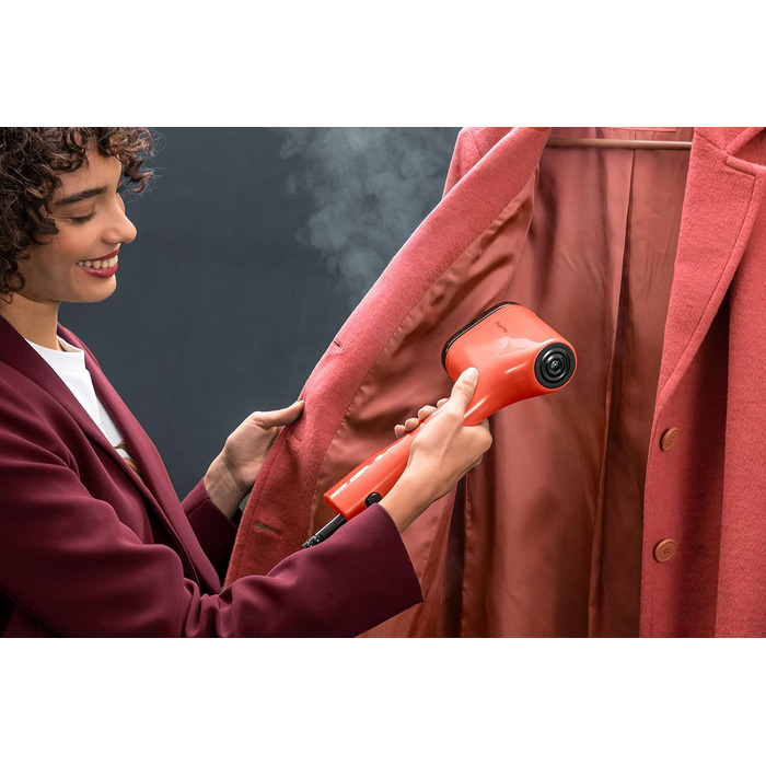 Парова щітка Tefal DT2022 Pure Pop 1300 Вт резервуар для води 70 мл видаляє до 99,99 вірусів/бактерій/мікробів швидке нагрівання б