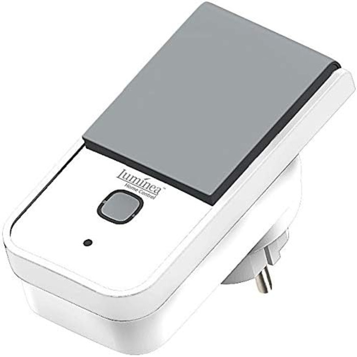 Енергозберігаюча розетка Luminea Home Control зовнішня розетка Wi-Fi, лічильник витрат на електроенергію, додаток, сертифікована (розумна розетка WiFi, зовнішня розетка Tuya)