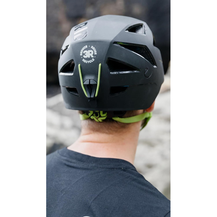 Шолом для скелелазіння Edelrid Zodiac 3R - розмір 55-61 см (зовнішня оболонка виготовлена з перероблених альпіністських мотузок) нічний