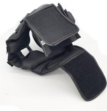 Захист голови, щиток для обличчя, шолом для крав-мага, SV, з сіткою для самооборони, захист обличчя, боксерський шолом, носовий захист, спаринг, чоловіки, жінки, S/M, чорний