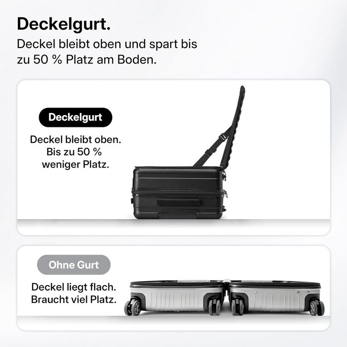 Валіза розширювана, жорсткий корпус, верхнє відкриття, компресійні ремені та додатковий простір Міцна, стійка до подряпин, легка (Чорна, L-65см) L-65см Чорна