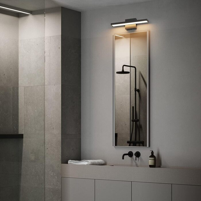 Світлодіодне дзеркальне світло для ванної кімнати Klighten 40 см, 12 Вт IP44 Лампа для ванної кімнати, Дзеркальна лампа для ванної