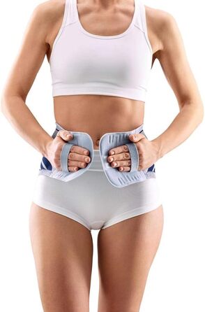 Бандаж для спини Bauerfeind LumboTrain Lady для розслаблення, стабілізації та активації поперекового відділу хребта в поперековій ділянці, пояс для підтримки спини від болю в спині, бандаж для щоденного використання LumboTrain Lady 4