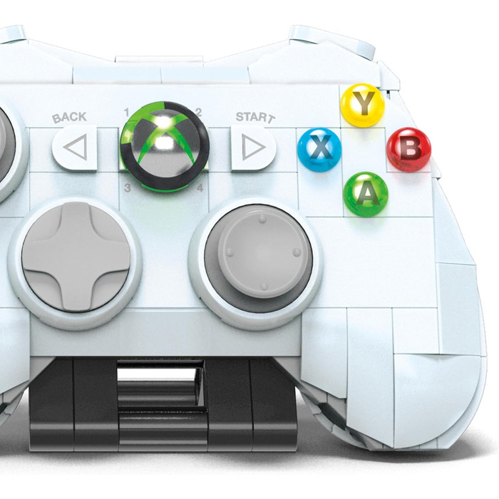 Будівельний набір для колекціонування, модель Xbox 360 для відновлення з 1342 деталями, контролером та світлодіодними ліхтарями, і