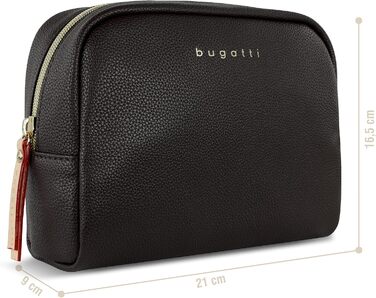 Жіноча дорожня сумка для туалетного приладдя bugatti Ella темно-коричневого кольору