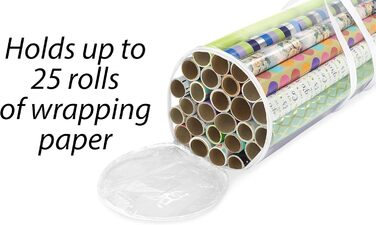 Прозорі рулони для зберігання Whitmor на блискавці, 25 шт. (), прозорі