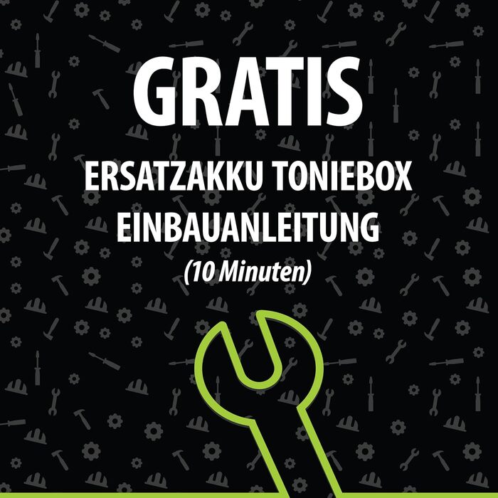 Запасна батарея - Запасна батарея Toniebox 50AA5S - Акумуляторний блок для Toniebox/запасні батареї для динаміків Toniebox з інструкціями з встановлення - 3,6 В, 2000 мАг, NiMH Запасна батарея Toniebox - 2000 мАг - 3,6 В